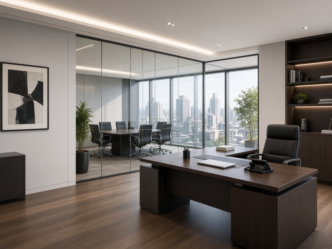 Private executive suite before film